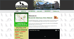 Desktop Screenshot of brookvillevet.com